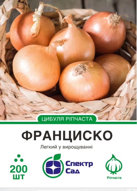 Цибуля ріпчаста Франциско F1, 200 шт