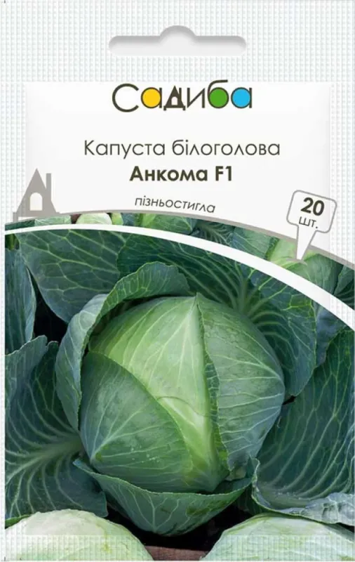 Капуста білоголова Анкома F1, 20 шт