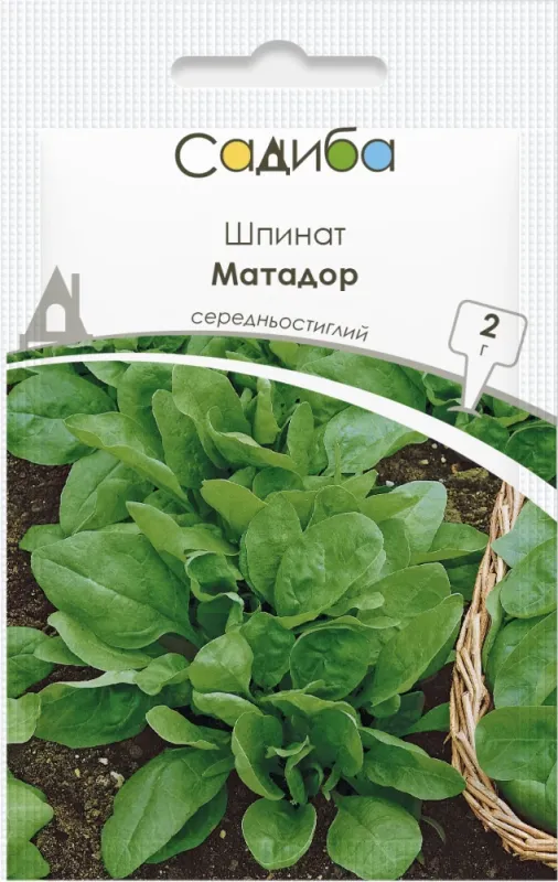 Шпинат Матадор 2 г, садиба