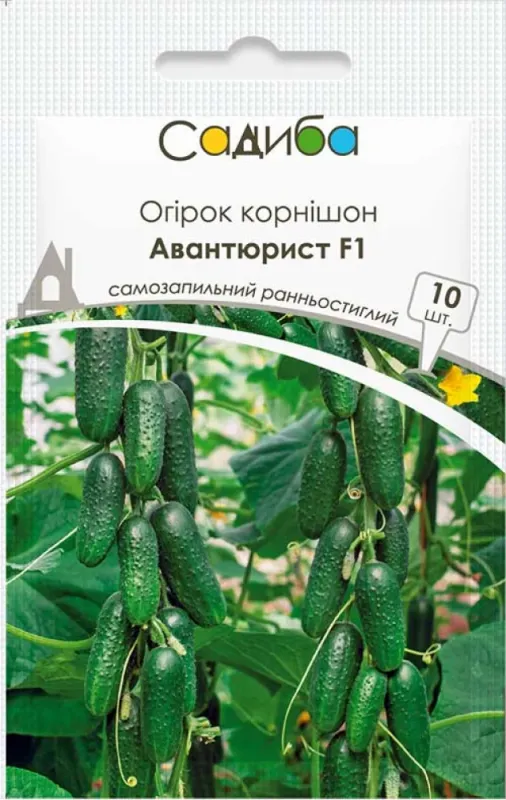 Огірок Авантюрист F1,  10 шт садиба