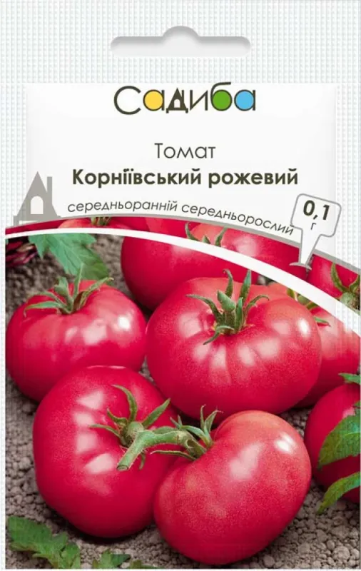Томат Корніївський рожевий , 1 г садиба