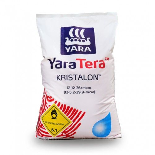Добриво YaraTera Kristalon 12-12-36 Red (ЯраТера Крісталон 12-12-36 Червоний) 100 грам